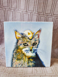 Cat with Mouse Ceramic Tile