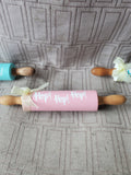 Lot of Miniature Wooden Easter Rolling Pins