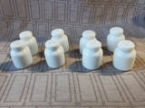 Set of 4 Mini Porcelain Salt and Pepper Shakers