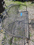 Classic Black Metal Outdoor Bench