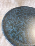 Lightweight Round Blue and Black Serving Tray