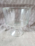 Clear Glass Trifle Dish