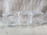 Heavy Glass 3 Sectioned Relish Dish