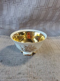Bavaria Germany White and Gold Toned Demitasse and Saucer Set (A)