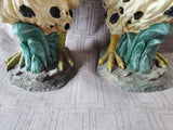 Pair of Young's Inc. Resin Chicken Figurines (B)