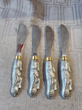 Set of 4 Arthur Court Stainless Steel Bunny Spreaders