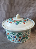 Rauschert Porcelain The Cook's Table "Brambleberries" Covered Casserole Dish