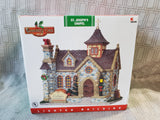 Coventry Cove "St. Joseph's Chapel" Lighted House WORKS (D)