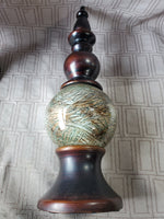 Pair of Kirklands Orb Finials