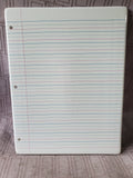 Fishs Eddy Porcelain Notebook Paper Serving Platter