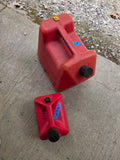 Two Plastic Gas Cans (5gal + 1.5gal), Both Empty