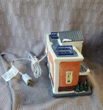 Holiday Time 2009 Traditional Vintage Collection "Walmart Super Center" Lighted House Figurine WORKS