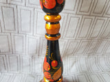 Russian Khokhloma Lacquerware Candlestick
