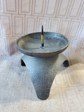 Black Metal Pillar Candle Holder