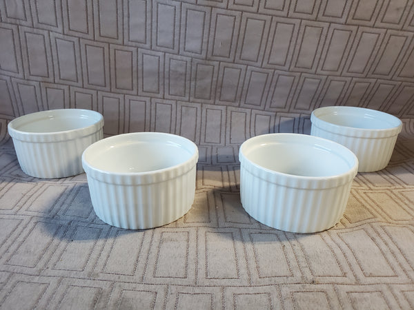 Set of 4 Crate & Barrel Ramekins