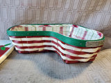 Longaberger 2014 Christmas Collection Stocking Basket