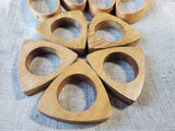 Lot of Wooden Napkin Rings