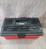Red and Black Plastic Tool Box