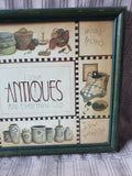 Framed "I Love Antiques and Everything Old" Print