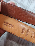 Pair of Coach Leather Belts (AA)—Women's Size Large and Size 38