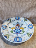 Signed Hand Painted Ceramic Wall Hanging Plate