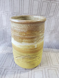 Signed Pottery Pen Holder