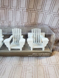 Set of 4 Pier 1 Imports Adirondack Chair Place Card Holders UNOPENED