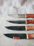 Set of 4 Towle Silversmiths Steak Knives