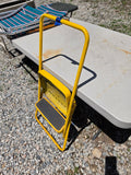 Yellow Folding Two Step Stool