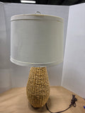 Coastal Seagrass Lamp w/Shade