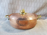 Ruffoni Hammered Copper And Brass Pot
