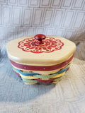 Longaberger Small Multi-Colored Basket