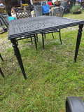 Hampton Bay 6-Piece Black Aluminum Outdoor Dining Set