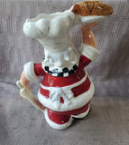 Ceramic Santa Chef Pitcher