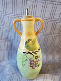 Clay Art Grape Oil Decanter