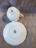 Rosina Floral Teacup and Saucer Set