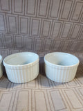 Set of 4 Crate & Barrel Ramekins