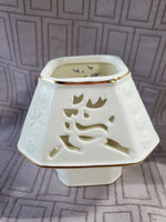 Small Ceramic Reindeer Candle Holder