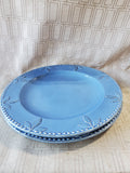 Pair of Debby Segura Sorrento Stoneware Blue Dinner Plates (A)