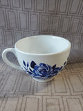 Teleflora Gift Blue Floral Teacup and Saucer Set