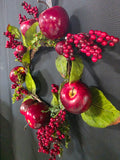 Petite Faux Apple Wreath and 24" Wreath Box