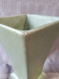 Haeger Pottery Green Pedestal Vase