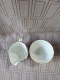 Melba Blue Floral Creamer and Sugar Set