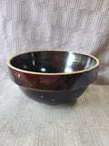 Brown Glazed Stoneware Bowl