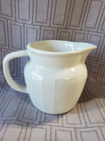 White Ceramic Cream Pitcher