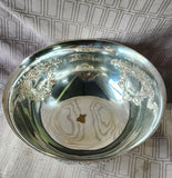 (B) Silverplate Footed Punch Bowl