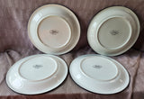 Set of 4 Certified International Snowman Dinner Plates