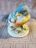Lefton China Eastern Blue Bird Figurine