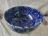 Bennington Pottery Blue Spongeware Large Batter Bowl (CCC)
