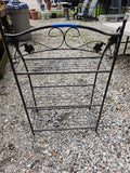 Black Metal Wire Planter Shelf